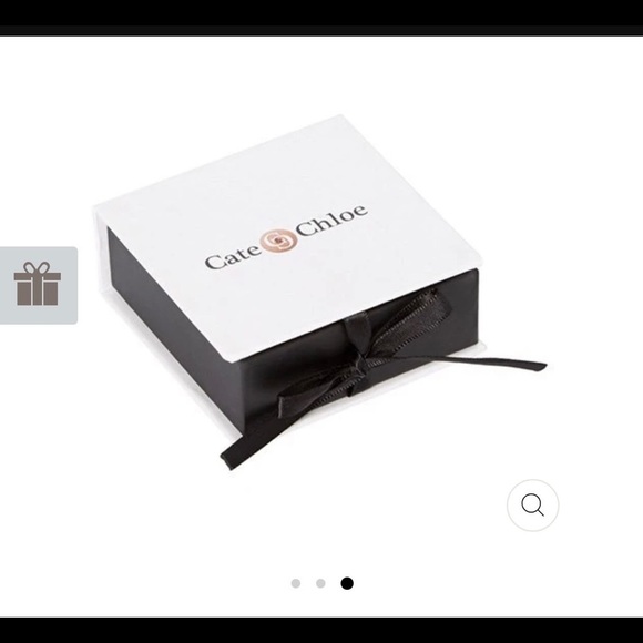 CATE & CHLOE Zara 18k Rose Gold Plated Crystal Pendant Chain Necklace - Picture 3 of 9